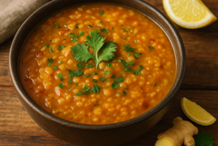 Red lentil soup